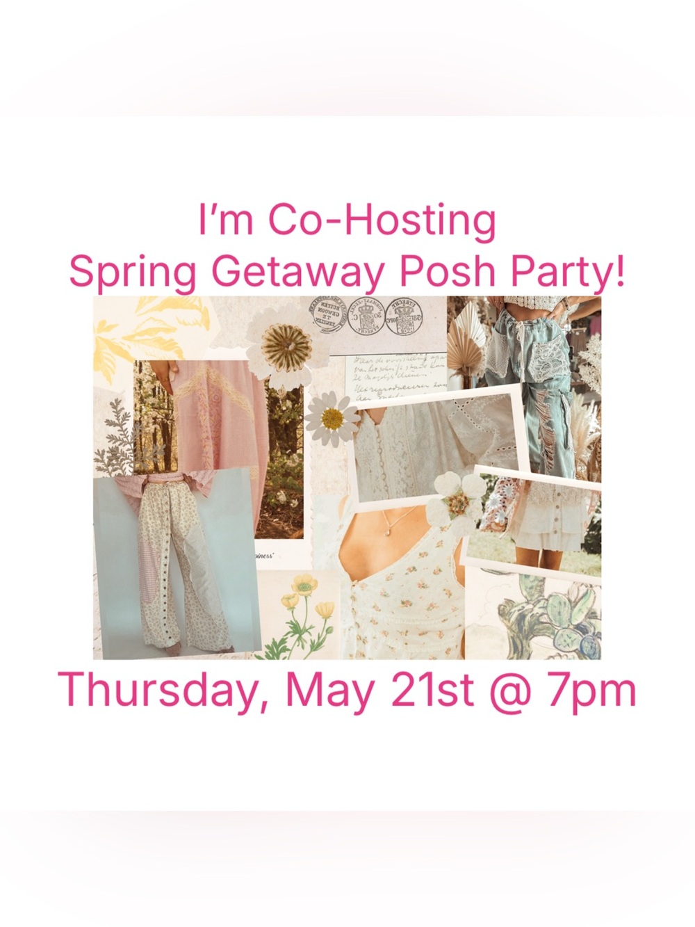 Yay, I’m Co-Hosting The Spring Getaway Posh Party Thursday May 21st @ 7pm